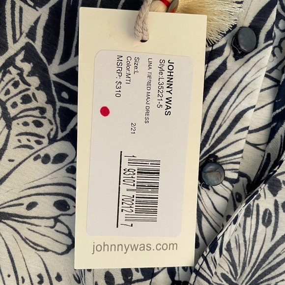 Johnny Was Lina Tiered Maxi Dress - Picture 6 of 7